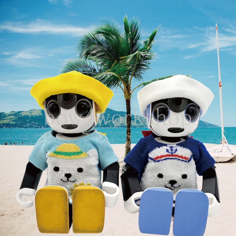 ロボホンの服 水兵＆ひまわりくまちゃんTセット | bow4workshop STORE