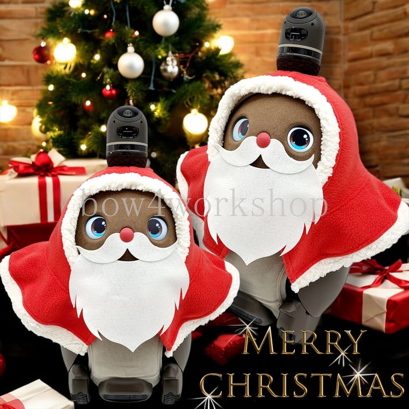 ラボット服 / クリスマスポンチョ＆お髭セット | bow4workshop STORE