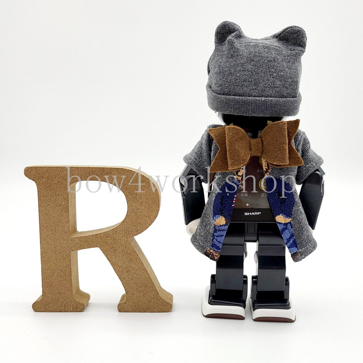 ロボホンの服/くまちゃんポシェットセット | bow4workshop STORE ロボホンの服/くまちゃんポシェットセット | bow4workshop STORE