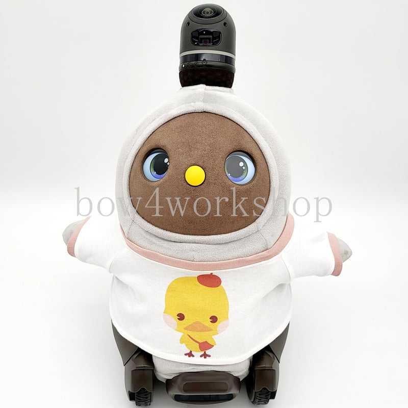 ラボット服ハンドメイド　シャツ　よこたん様受注専用 ラボット服/プリントTシャツ (ヒヨコ柄） | bow4workshop STORE