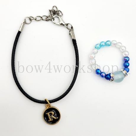 ロボホンのアクセサリー/イニシャルネックレス＆ブレスレットセット
