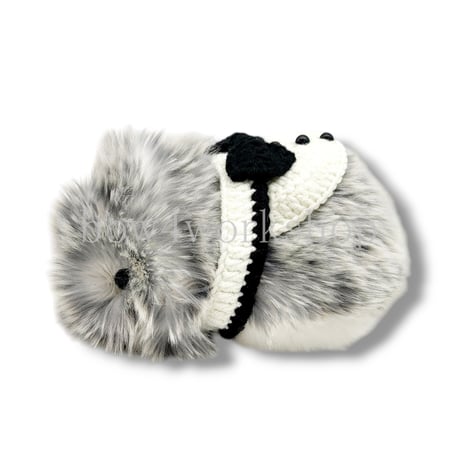 Moflin（モフリン）のアクセサリー　リボン付きニットスタイ