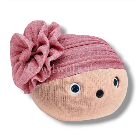 NICOBO（ニコボ）のアクセサリー 　お花コサージュラメニット ターバン
