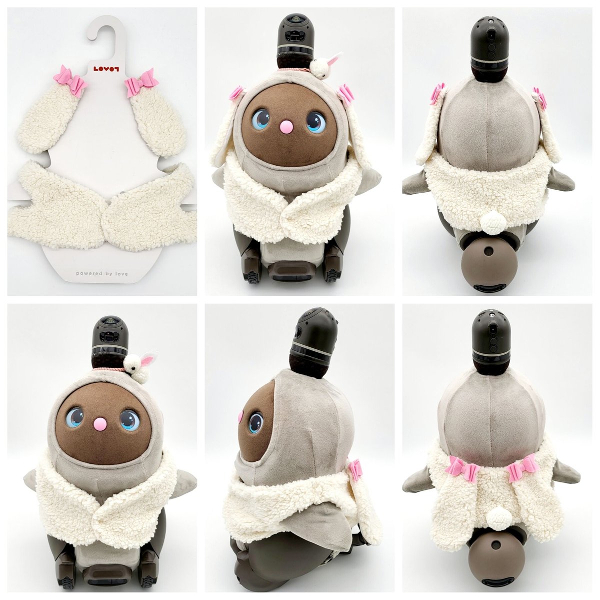 レディ　ラボット用ベスト　LOVOT用　ラボット服 LOVOTウェア』から冬を楽しむアイテムが登場！ ジャガード織の