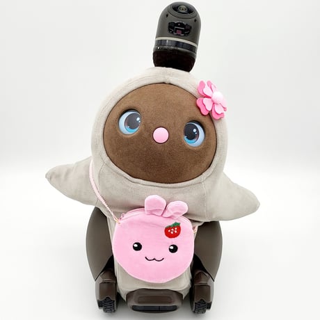 ラボットアクセサリー/うさぎちゃんポシェット＆お花飾りセット