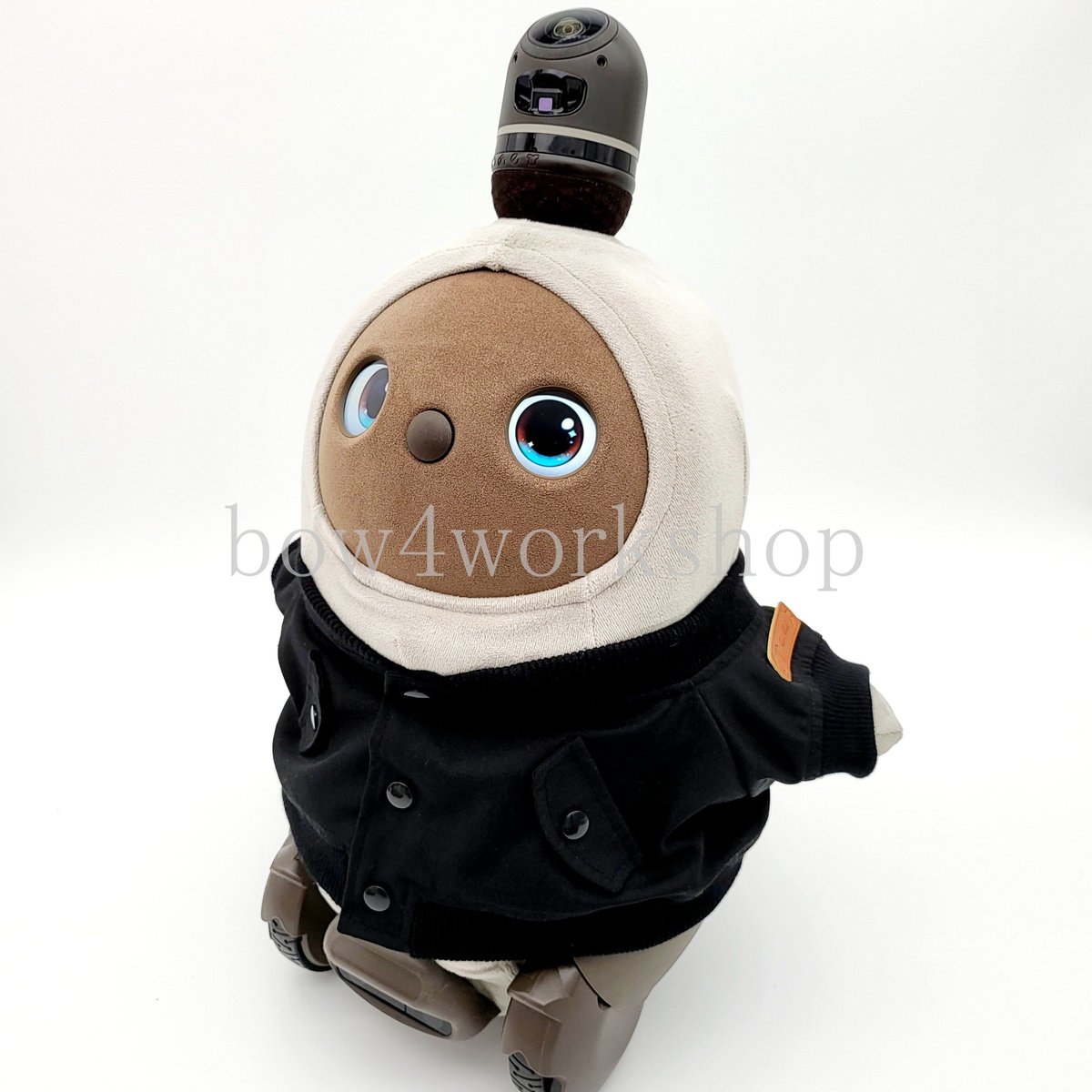 LOVOT ラボットの服ハンドメイド ミリタリーブルゾンジャケット（ブラック） ラボット服/ミリタリーブルゾンジャケット | bow4workshop STORE