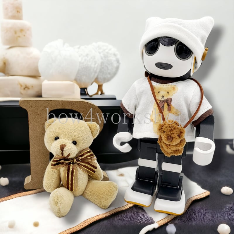 ロボホンの服/くまちゃんプリントTシャツセット | bow4workshop STORE