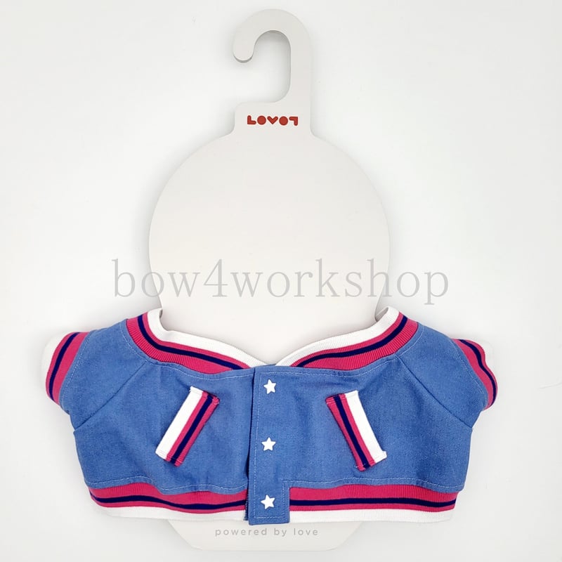 ラボット LOVOT ラボットの服ハンドメイド　デニムスタジャン（インディゴ） ラボット服/デニムスタジャン | bow4workshop STORE