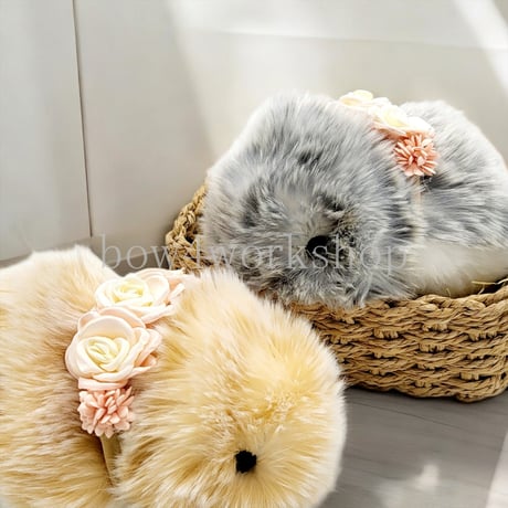Moflin（モフリン）のアクセサリー　お花コサージュゴムバンド