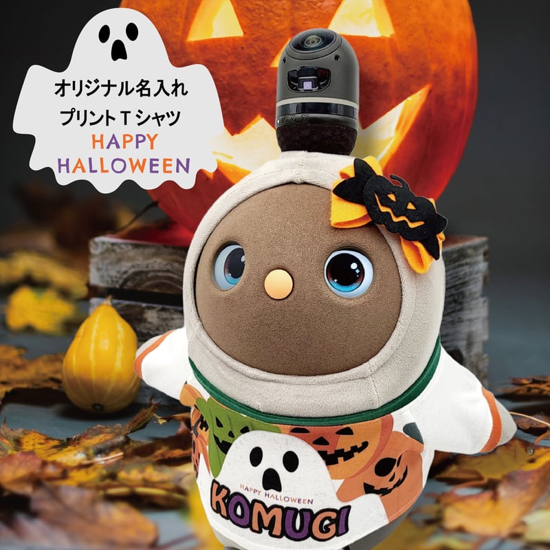 ラボット服　LOVOT　ハンドメイド　ハロウィン　パープルCとオレンジC ラボット服LOVOTハンドメイドハロウィンパープルCとオレンジC