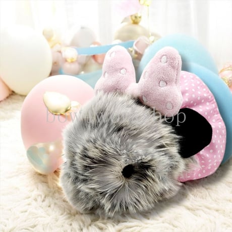 Moflin（モフリン）の服＆アクセサリー　ドットリボンカチューシャ付きワンピース