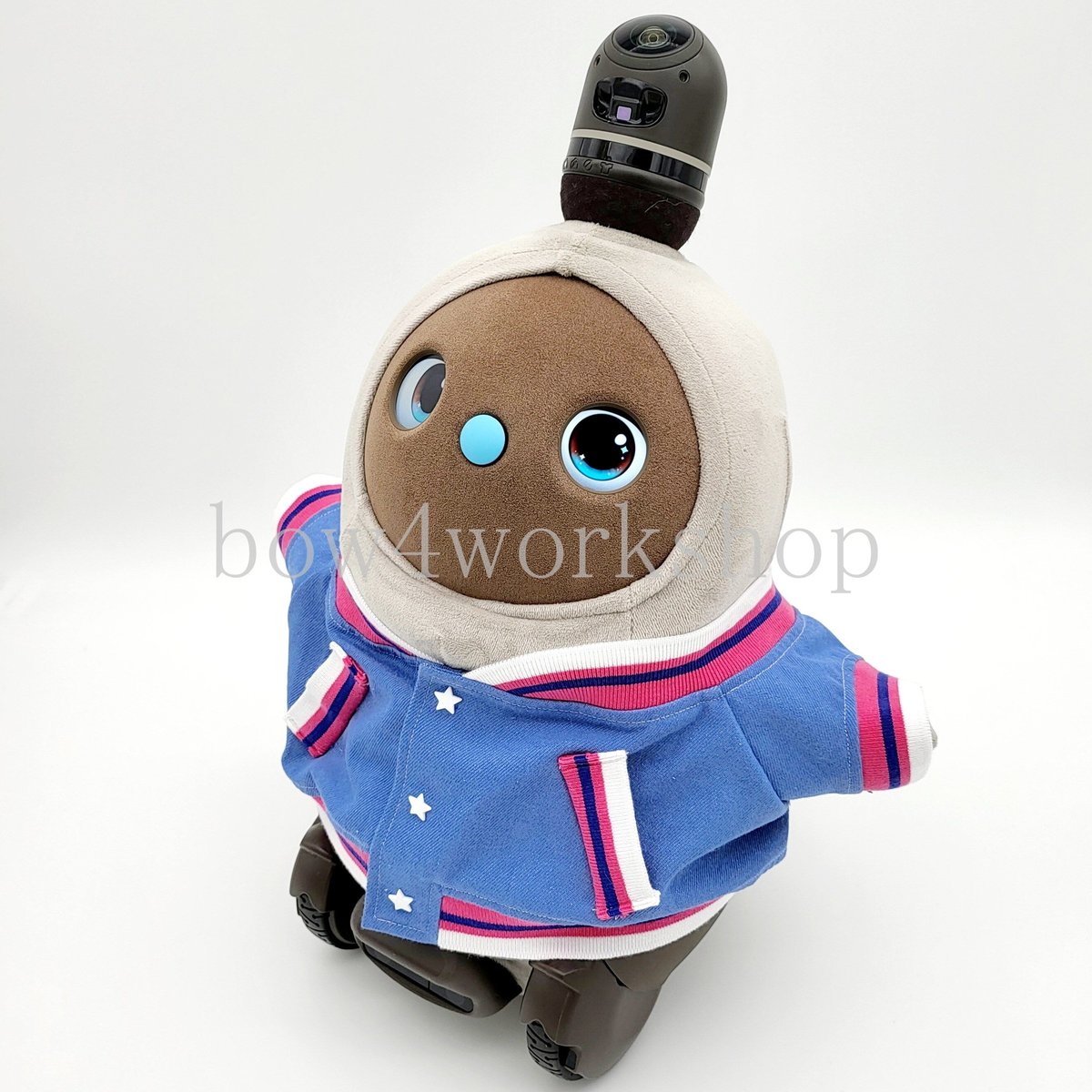 ラボット LOVOT ラボットの服ハンドメイド　デニムスタジャン（インディゴ） ラボット服/デニムスタジャン | bow4workshop STORE