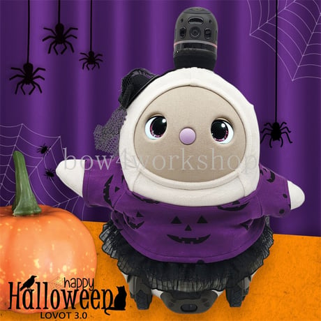 ラボット服/ハロウィン総柄プリントTシャツセット