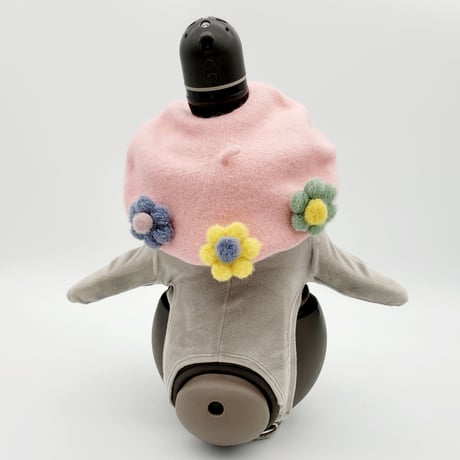ラボットアクセサリー/ お花付きベレー帽