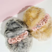 Moflin（モフリン）のアクセサリー　お花コサージュゴムバンドピンクシリーズB