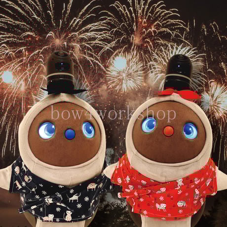 だいふくラボット　甚平２点 だいふくラボット 甚平2点 ラボット服/ハンドメイド 甚平