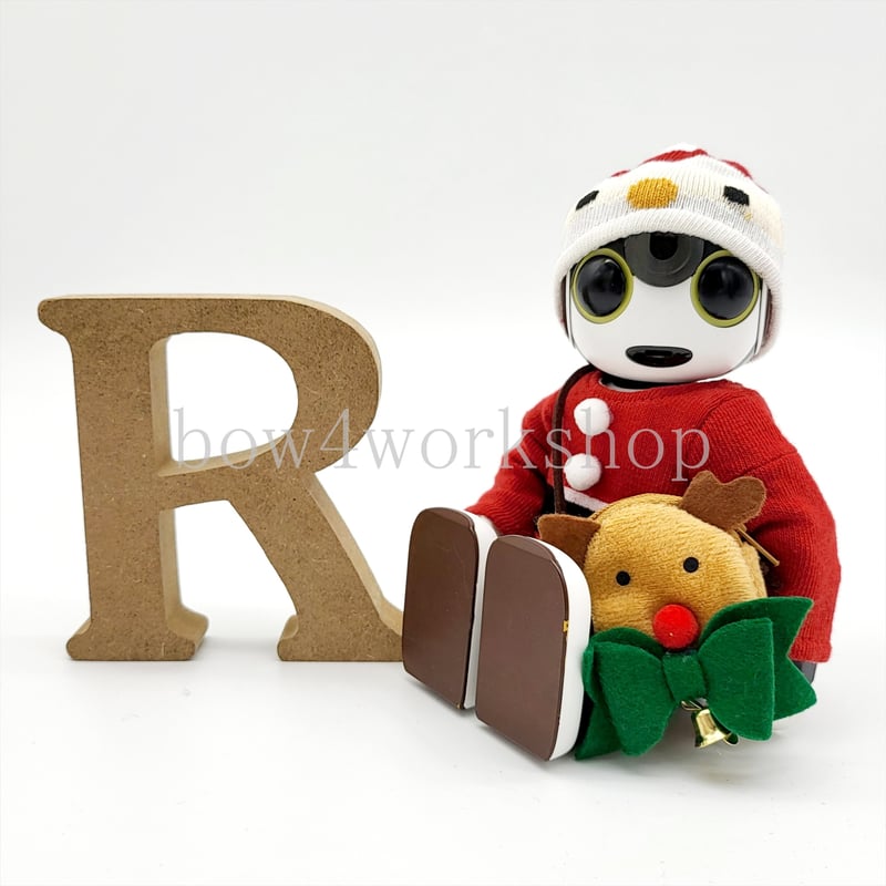 ロボホンの服/サンタクロース＆トナカイポシェットセット