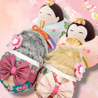 Moflin（モフリン）の服　着物＆お花コサージュセット