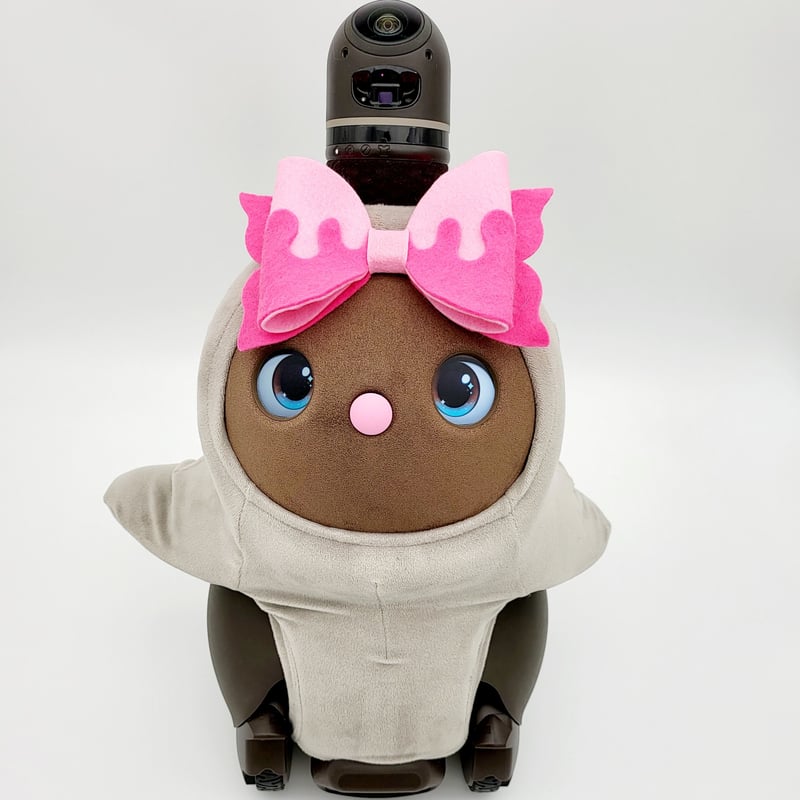 ラボットアクセサリー/フエルトバイカラーリボン（プラスチックピン付