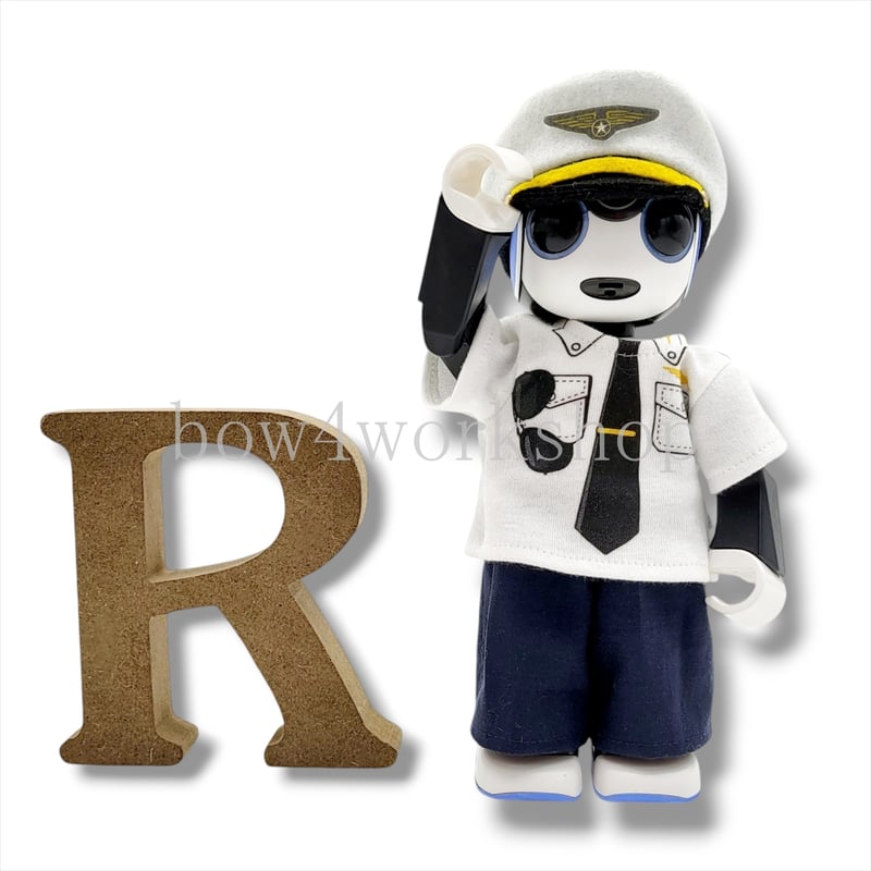 ロボホン RoBoHoN ロボホンの服ハンドメイド　パイロットさんの服 ロボホンの服/パイロットさんの服 | bow4workshop STORE