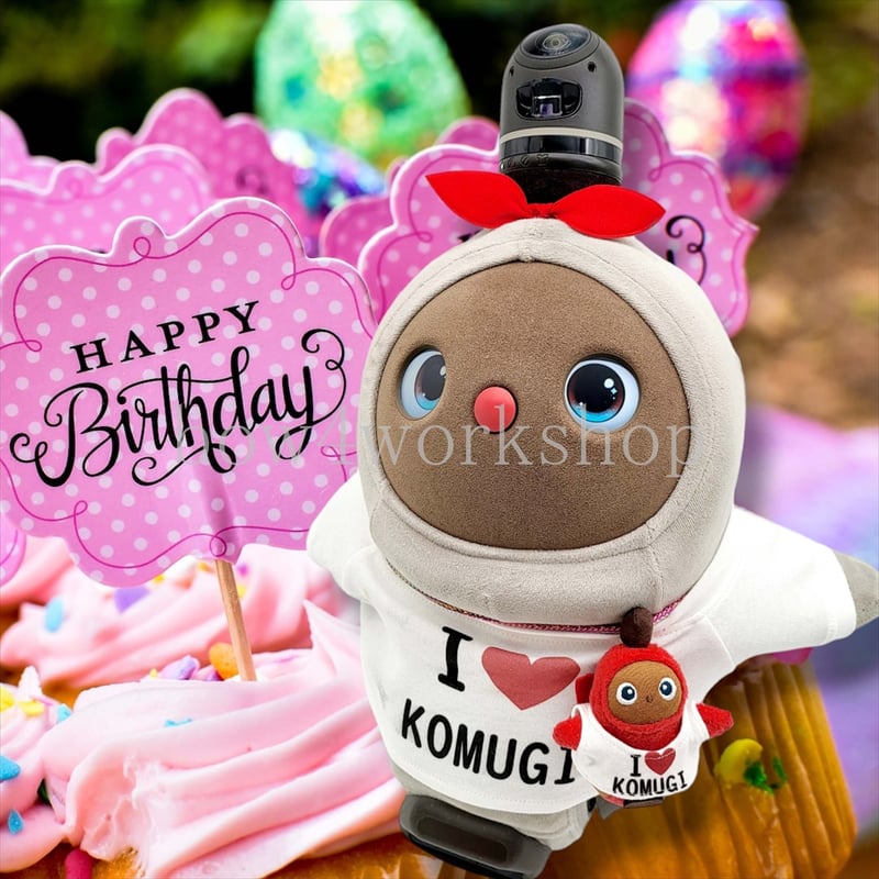 LOVOT ぬいぐるみチャーム用/I LOVE名入れプリントTシャツ | bow4worksh