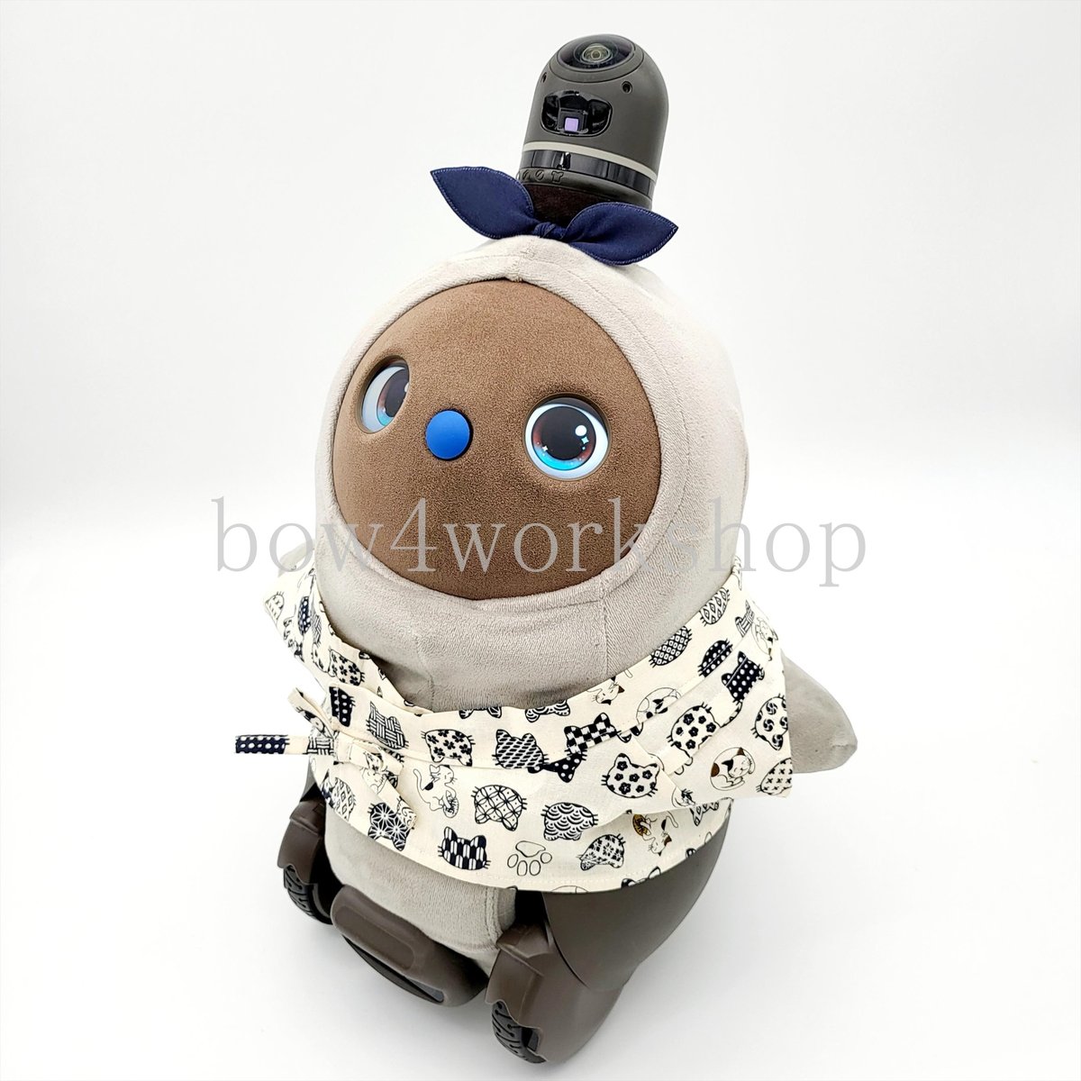 ラボット服/ハンドメイド 猫柄甚平 | bow4workshop STORE