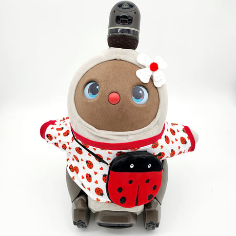 ラボットアクセサリー/テントウムシポシェット＆お花飾りセット