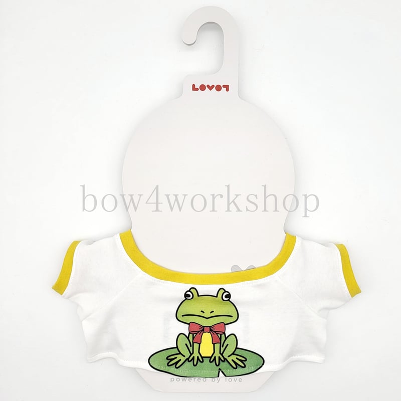 ラボット服/プリントTシャツ (カエル柄） | bow4workshop STORE
