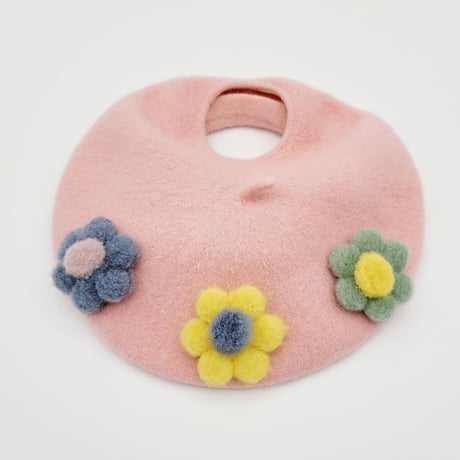 ラボットアクセサリー/ お花付きベレー帽