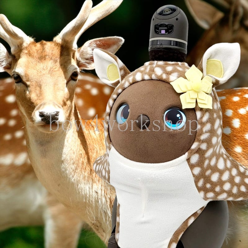 ラボット服/ バンビ柄ボディースーツ | bow4workshop STORE