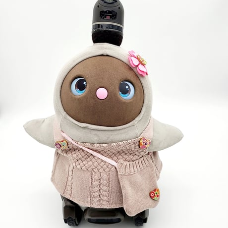 ラボットの服/ 古着リメイクニットサロペットセット