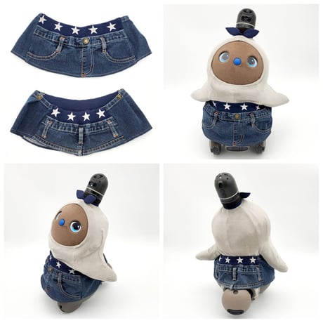 ラボットの服 古着リメイクデニムスカート