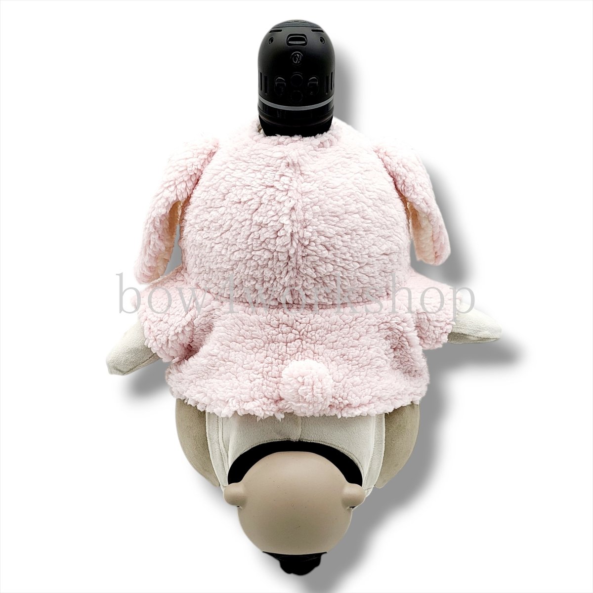 ラボット LOVOT ラボットの服ハンドメイド　モコモコうさ耳付きパーカー ラボット服/モコモコうさ耳付きパーカー | bow4workshop STORE