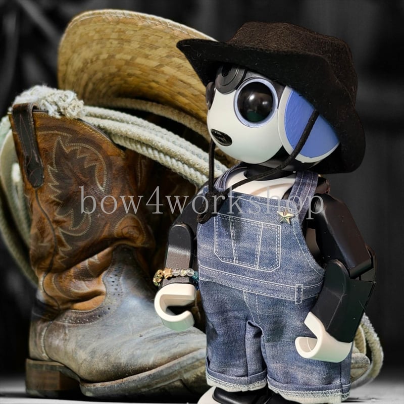 ロボホンの服/デニム風プリントサロペット | bow4workshop STORE