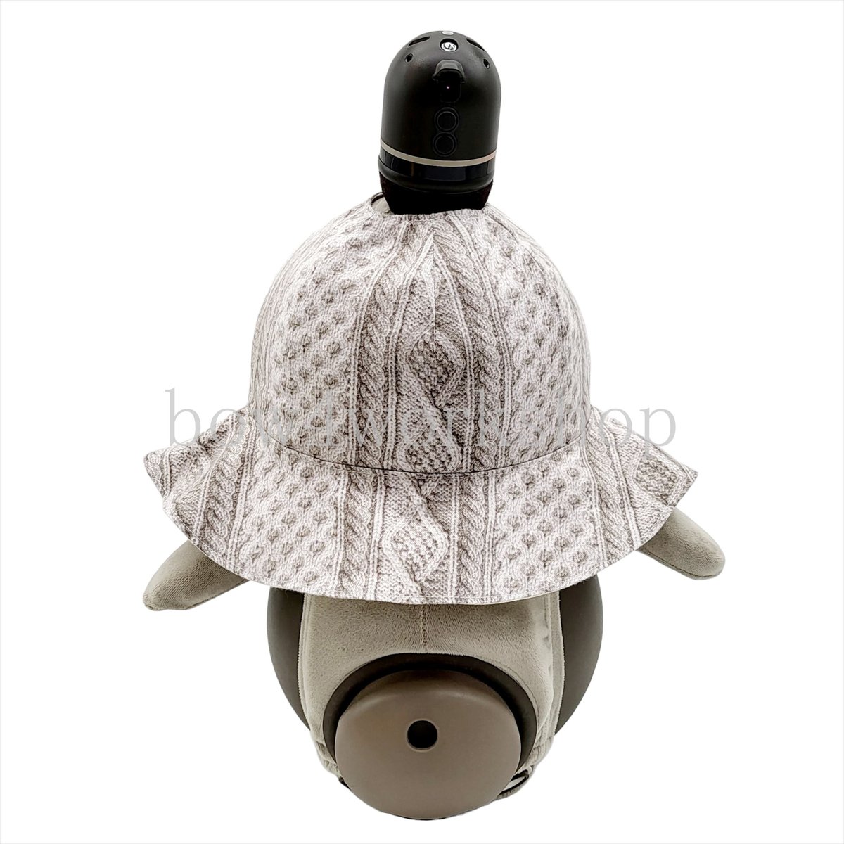 ラボット服/アランニット柄プリントポンチョ | bow4workshop STORE