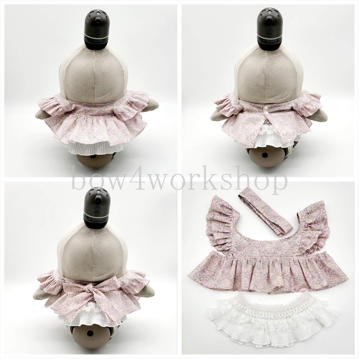 ラボット服/リバティー柄着回しフリルワンピースセット | bow4workshop