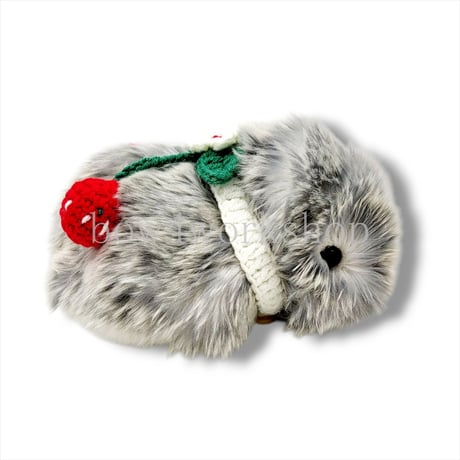 Moflin（モフリン）のアクセサリー　かぎ針編サクランボCollar