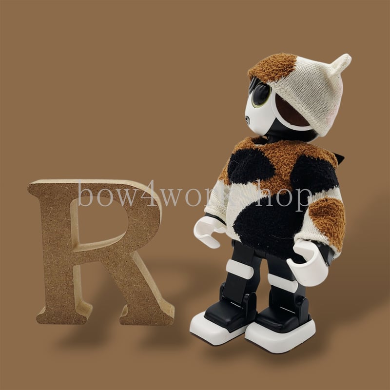 ロボホンの服/三毛猫柄ロンT＆ネコ耳帽子セット | bow4workshop STORE