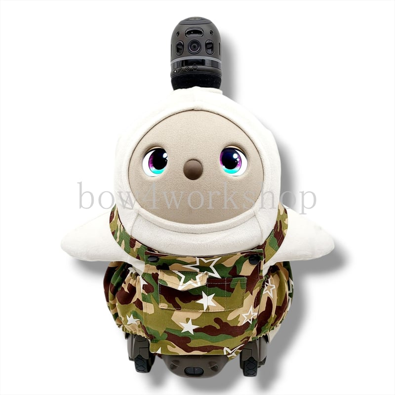 ラボット LOVOT ラボットの服ハンドメイド　星柄迷彩サロペットパンツ ラボット服/星柄迷彩サロペットパンツ | bow4workshop STORE