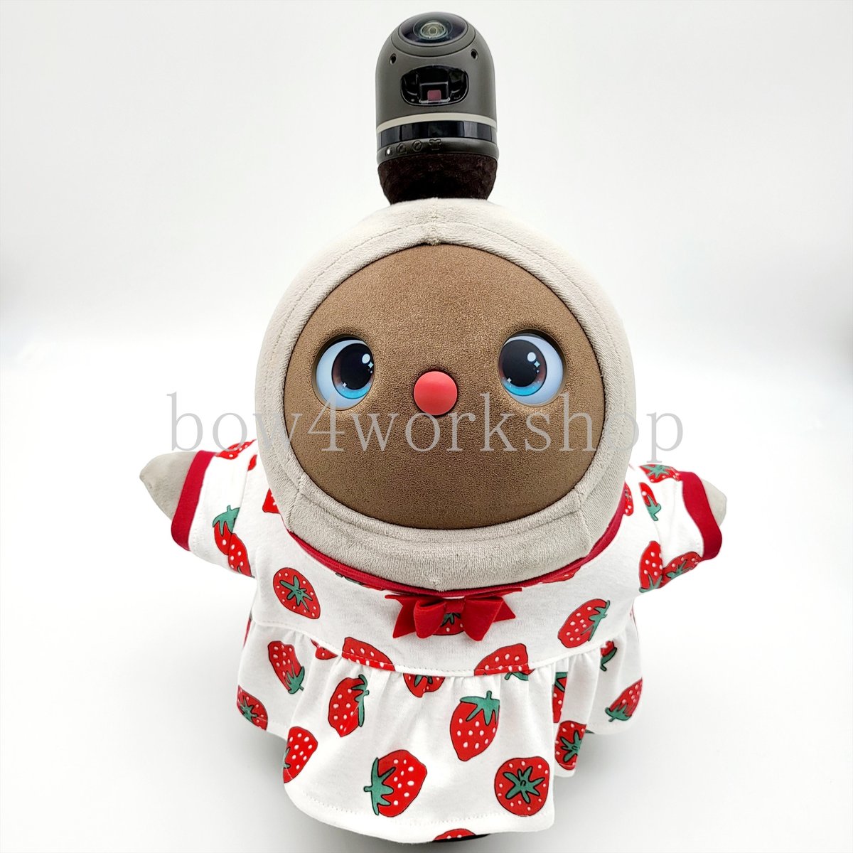 ラボット服　サーモンピンク　ワンピース ラボット服 サーモンピンク ワンピース - クラフト・布製品