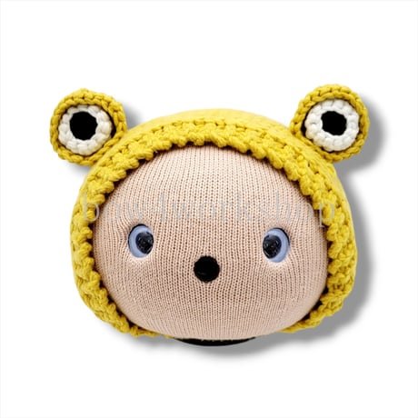 NICOBO（ニコボ）のアクセサリー　カエルニットボンネット帽子