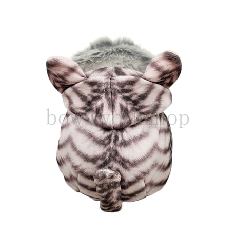 Moflin（モフリン）の服ハンドメイド　トラ猫プリントパーカー