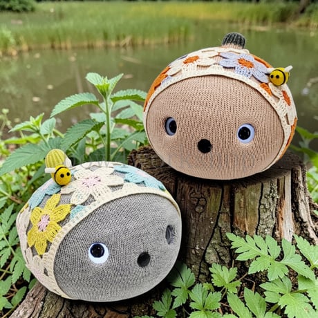 NICOBO（ニコボ）のアクセサリー かぎ針編みフラワースカーフA
