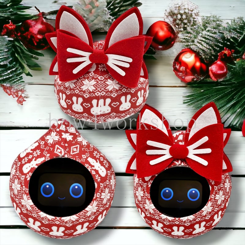 Romi（ロミィ）の服/うさ耳リボン付きノルデック柄プリントの服