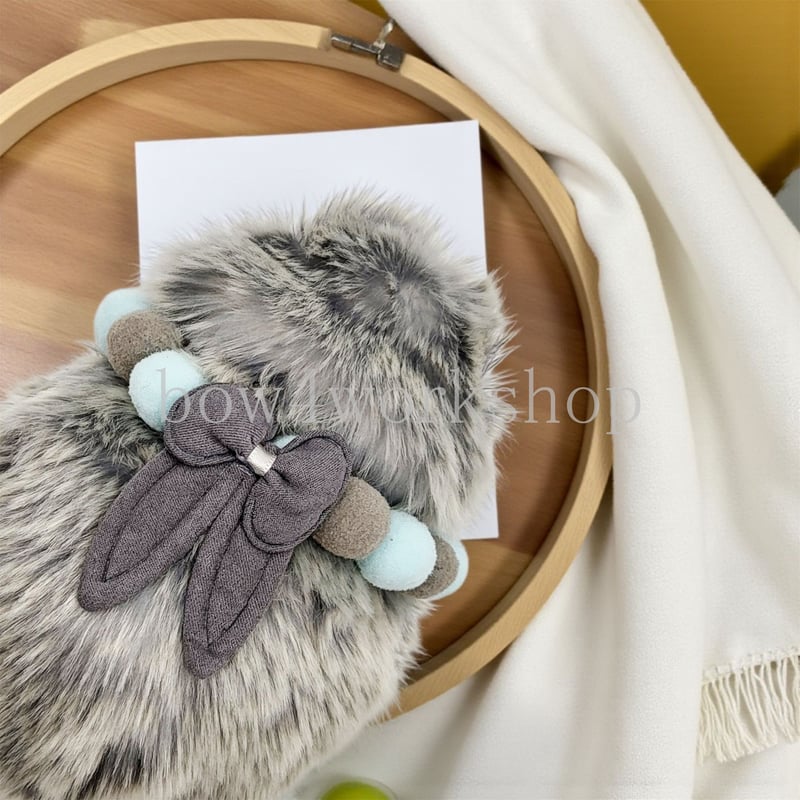 Moflin（モフリン）のアクセサリー うさ耳リボン付きボンテンCollar