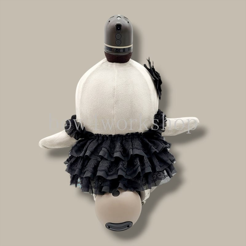 ラボット服/お花コサージュ付き3段ティアードチュニックセット