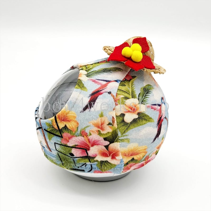 Romi（ ロミィ）の服 /アロハ柄の服＆麦わら帽子セット | bow4workshop