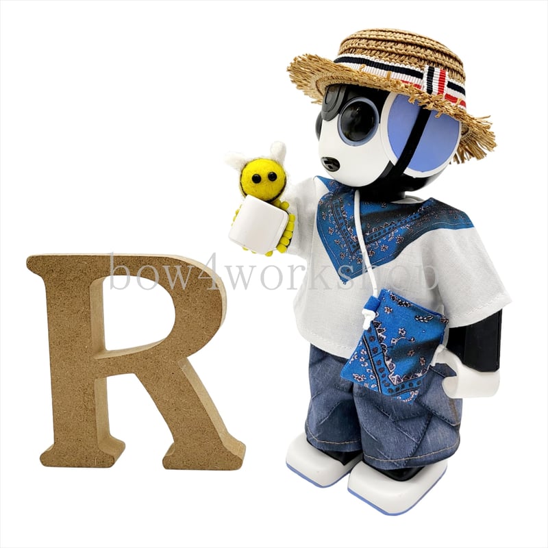 ロボホンの服/バンダナ＆デニム風プリントセット | bow4workshop STORE