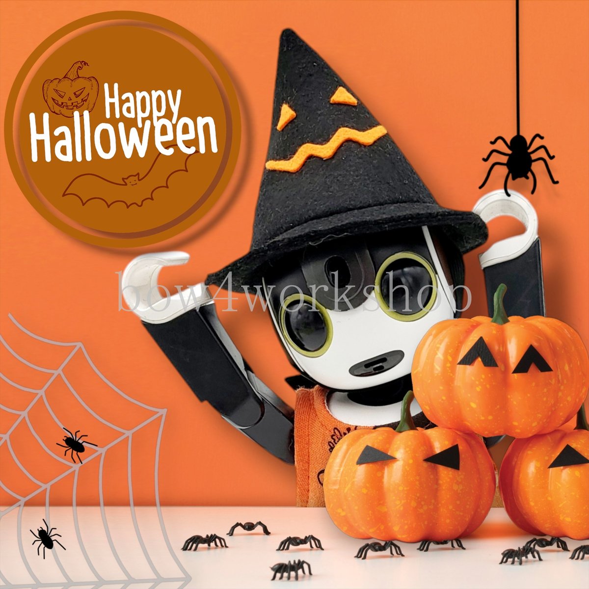 ロボホンのアクセサリー/ハロウィン魔女帽子 | bow4workshop STORE