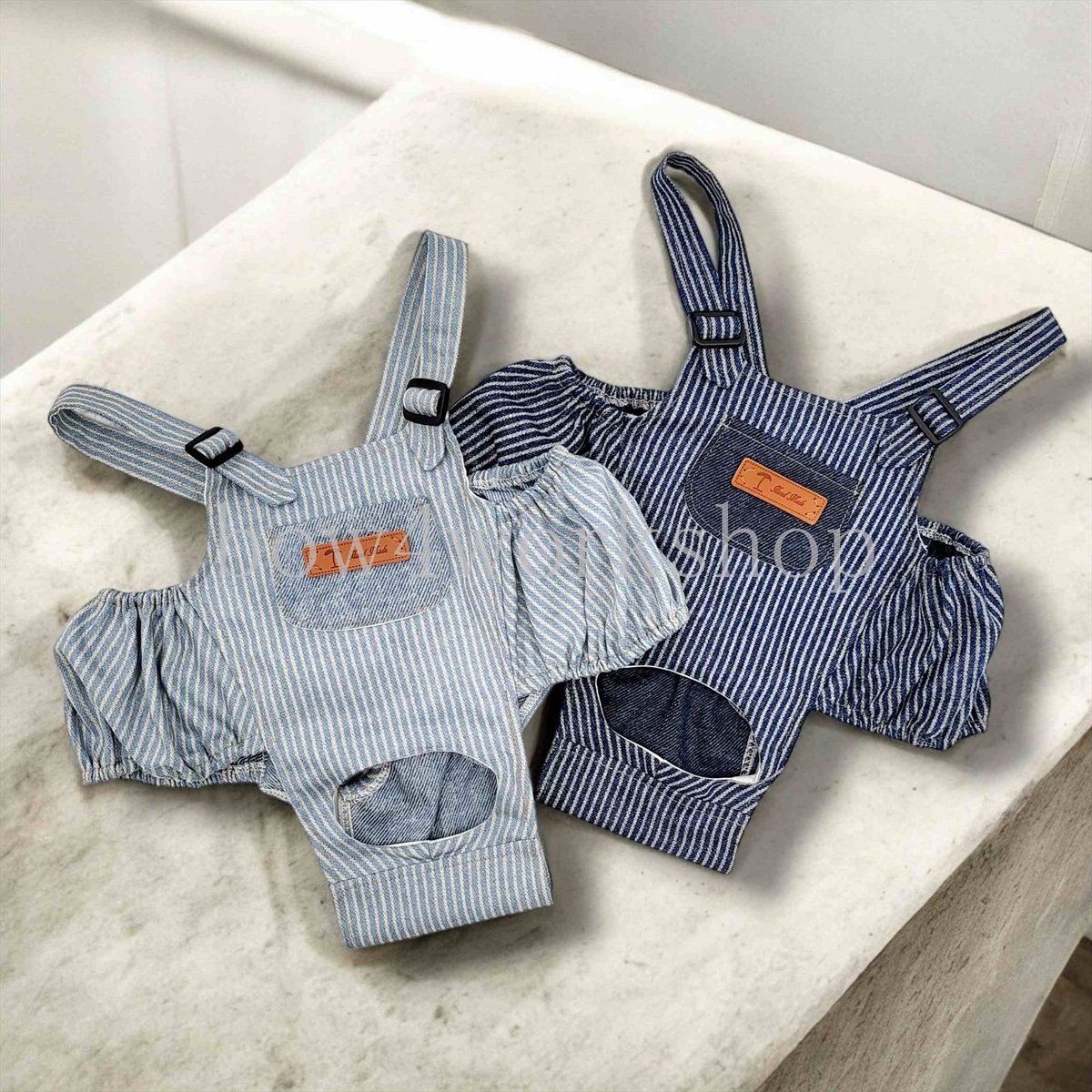 ラボット服/ヒッコリーサロペットパンツ | bow4workshop STORE